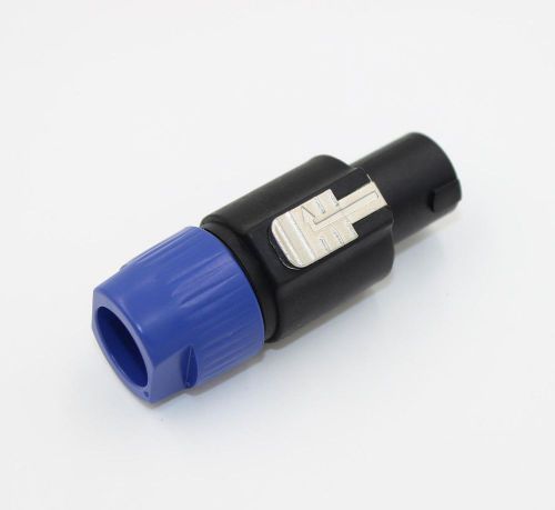 4-POLE PRO AUDIO LOUDSPEAKER CONNECTORS NL4FX Blue x1pcs