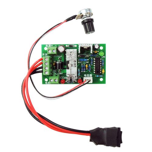 12V 24V 30V 3A PWM DC Motor Speed Control Reversible switch Controller regulator