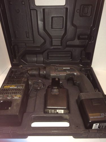 Craftsman 13.2 Volt Cordless Drill &amp;case &amp; charger 2 batteries