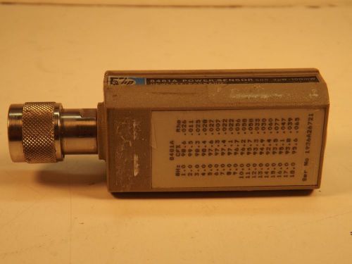 HP Agilent 8481A. Power Sensor 50 ohm .3uW-100mW.