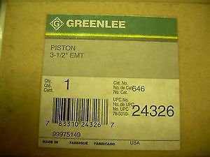 646 greenlee - 3.5&#034; (3-1/2) emt conduit piston (pstn) for fishing system, 24326 for sale