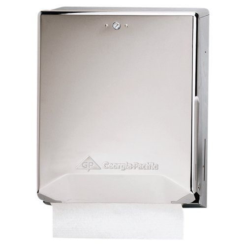 Georgia-Pacific Chrome Combination Paper Towel Dispenser Tissue Storage Holder