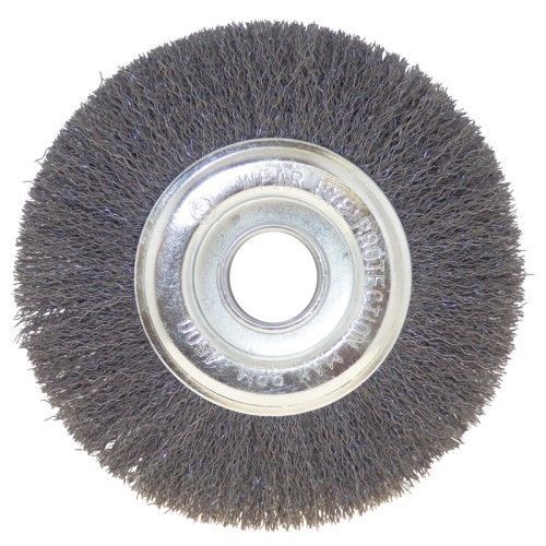 Wire Wheel Brush 54761 4&#034; Heat Treated Steel Wire, max speed 4500RPM