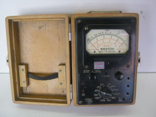 Vintage Weston Model 779 Analyzer Type 1A ,  Science Fair / Steampunk Project