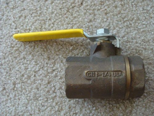 New One Apollo Conbraco CII 1 1/4 Ball Valve USA 600 WOG