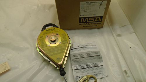 MSA 506202 Dyna-Lock Fast Acting 30&#039; Self-Retracting Lanyard, NEW