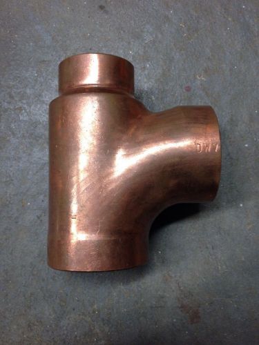 2&#034; X 1 1/2&#034;X  2&#034; COPPER TEE 2 INCH