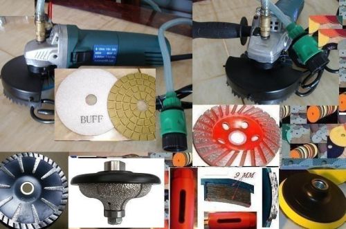 Sinkwork Cut Polish Granite Undermount Sink F25 Router core bit convex blade pad