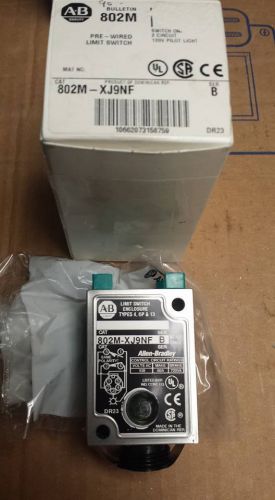 ALLEN BRADLEY 802M-XJ9NF PRE-WIRED LIMIT SWITCH   L21