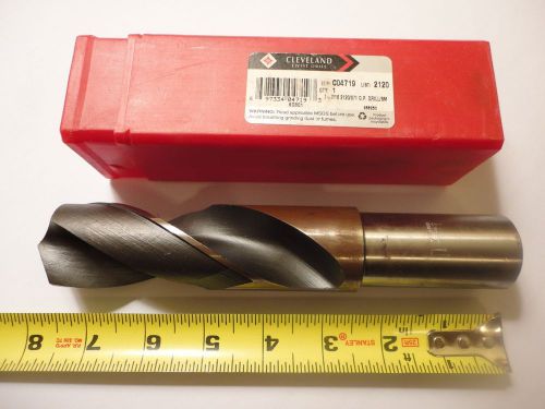 CLEVELAND TWIST DRILL 1-7/16&#034; HSS SCREW MACHINE DRILL 1-1/4&#034; STRAIGHT SHANK