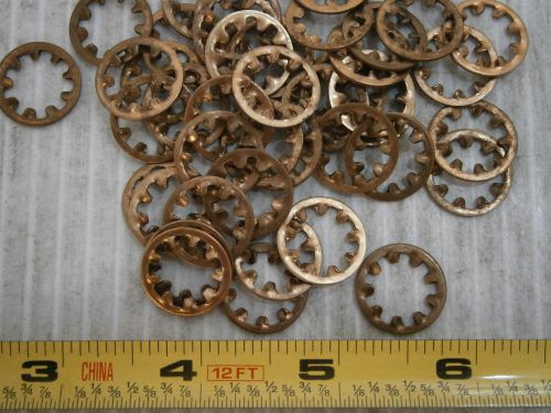 Lock Washers 3/8 Internal Tooth Phosphate Bronze lot of 50 #375