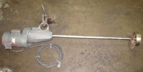 EASTERN EMI RG-3 514477 1/2 HP 1725 RPM 115/230V 1PH TANK MOUNT MIXER AGITATOR