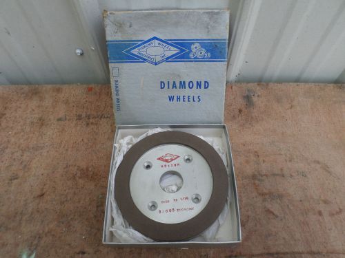 DIAMOND WHEELS INDUSTRIES INC. DIAMOND WHEEL 6&#034; X 3/4&#034; X 1-1/4&#034;       LOC: F 4