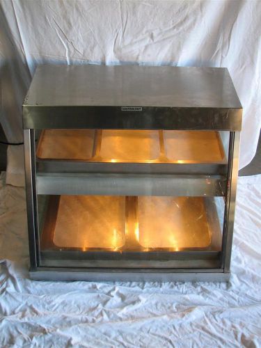 MERCO COUNTERTOP WARMER 2 TIER 5 TRAY W/ LIGHTS 32&#034; WIDE