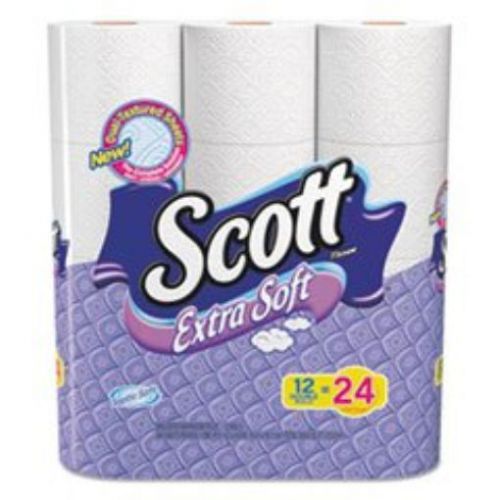 Scott Extra Soft 1-Ply Unscented Bathroom Tissue 12 pk