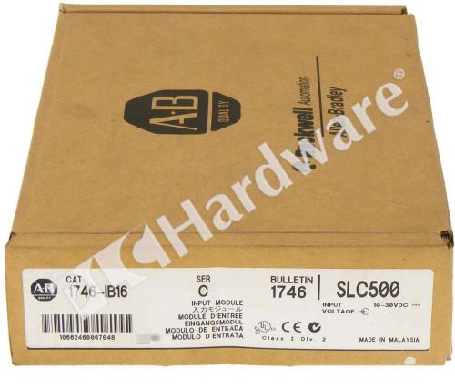 New Allen Bradley 1746-IB16 /C 1746-1B16 SLC 500 Digital Input Module 16-Ch