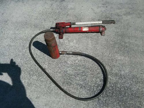 Blackhawk Porta Power Hand Cylinder Pump master &amp; slave 10k PSI, Work Power