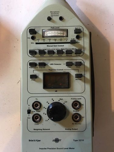 Bruel Kjaer Impluse Precision Sound Meter 2210