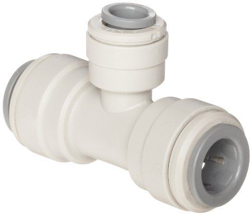 John Guest Acetal Copolymer Tube Fitting, Reducing Branch Tee, 3/8&#034; x 1/4&#034; x