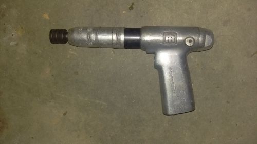 INGERSOLL-RAND 3RTMS1 1/4&#034; 1650 RPM 90 PSIG PISTOL GRIP PNEUMATIC SCREWDRIVER