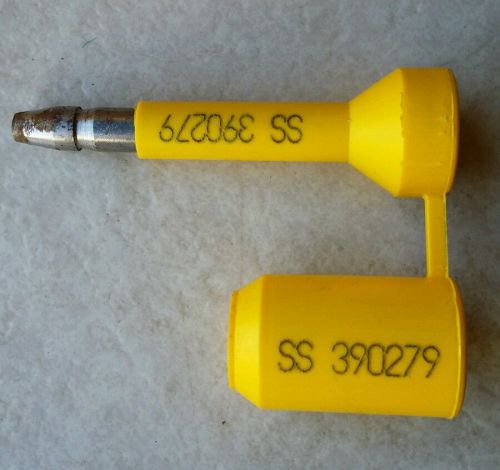 10pcs High Security Yellow Coated Snapper Bolt Seals