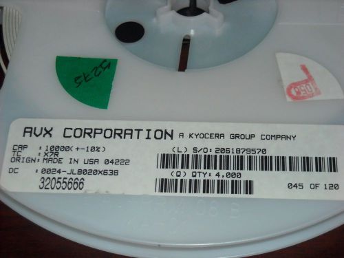 400-PCS AVX 08051C103KAT2A CAP CER 10000PF 100V X7R 0805