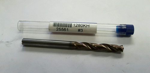Solid Carbide Coolant thru Drill #3 (.213&#034;)  3&#034;OAL, 1-1/4&#034; FL