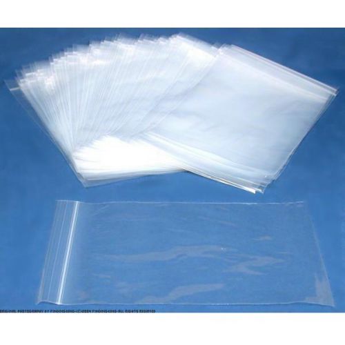 100 resealable plastic bags 6&#034; x 9&#034; for sale