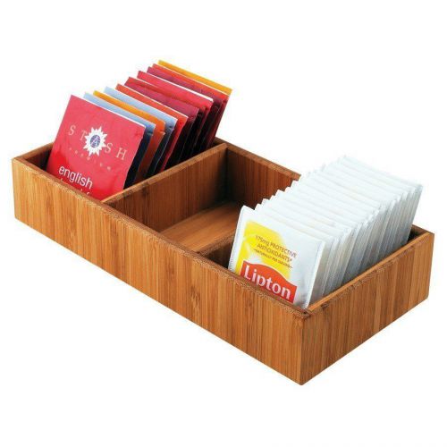 Cal-Mil 1246 Bamboo Packet Organizer - 9 1/2&#034; x 4 1/2&#034; x 2 1/4&#034;