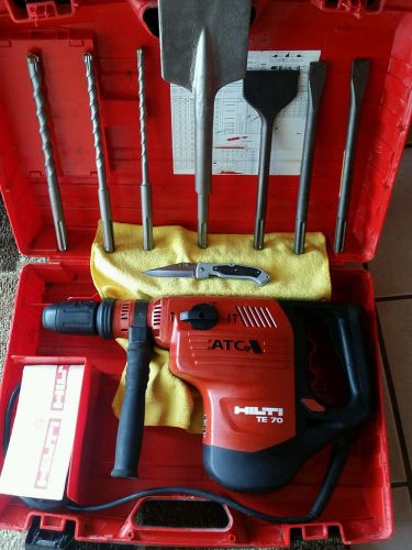 HILTI TE 70 ATC COMBIHAMMER-EXCELLENT CONDITION-LOADED-LOOK-MADE N LIECHTENSTEIN