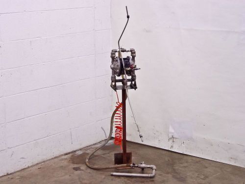 Aro pd05p-ass-stt compact 1/2&#034; port metallic pump with stand for sale