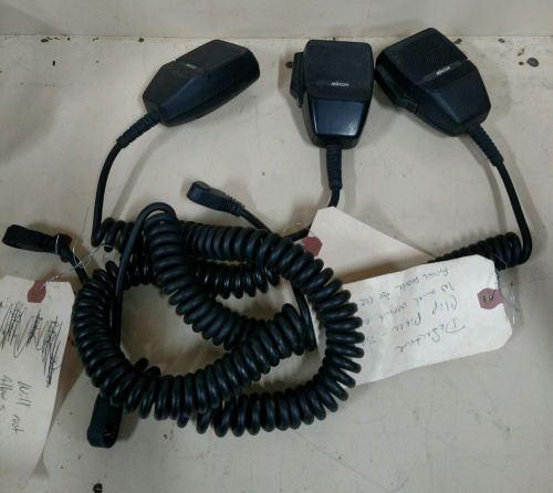 GE Ericcson Macom Harris 5 pin Two Way Radio Microphone 344A4528P55  Lot of 3