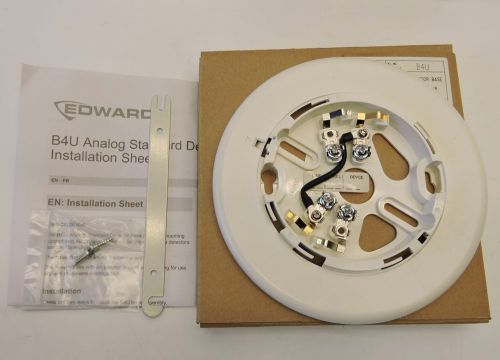 Edwards B4U Analog Dectector Base for Intelligent Addressable Detector