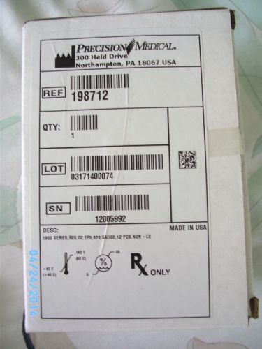 Precision medical easypulse5+6 oxygen regulator new in sealed box_ ref 198712 for sale