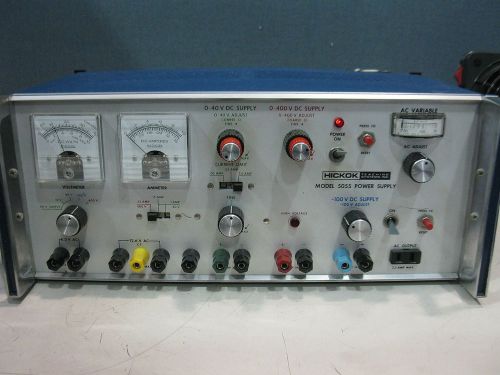 HICKOK TEACHING SYSTEMS MODEL 5055 POWER SUPPLY #1217