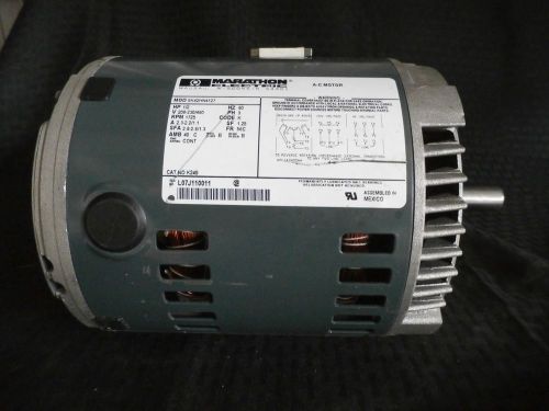 MARATHON ELECTRIC 5K42HN4127, 1/2 HP, 3 PH, 230/460V, 1725 RPM, 56C FRAME