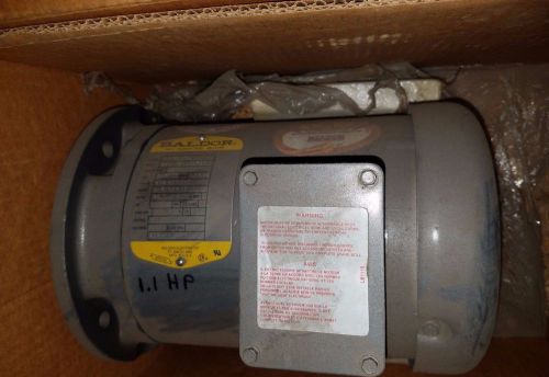 BALDOR MOTOR - MVM3550D; 1.1KW, 3450RPM, D80D FRAME, 208-230/460V, 3PH, 60HZ