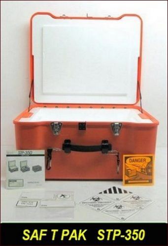 SAF T PAK STP-350 BIOHAZARD - CHEMOHAZARD TRANSPORT CASE - PREPPER - SHTF