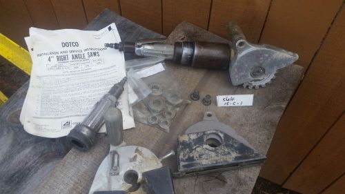 Dotco 4&#034; right angle saw 18000 rpm w/ additional parts for sale