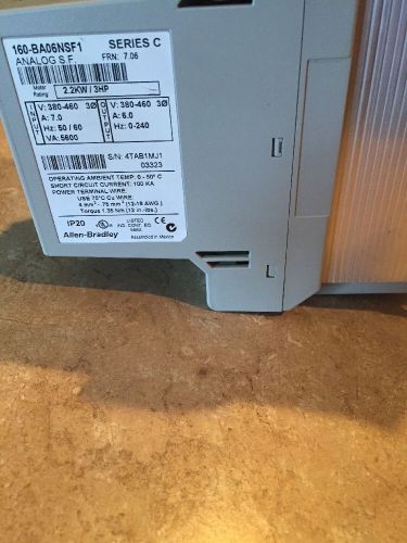 Allen Bradley 160-BA06NSF1 Series C Used