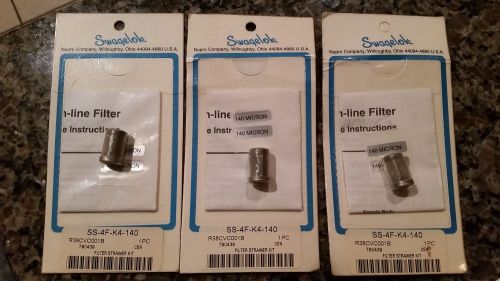 Swagelok 140 SS-4F-K4-140 Micron filter all 3