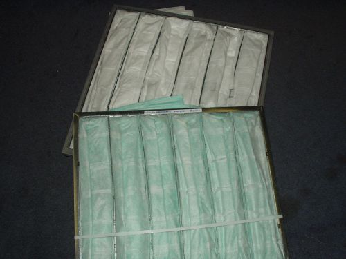 Airflow Bag Filter AFB66554418, 24X24X18 Box of 8,  3/White 5 Aqua