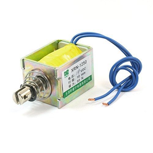 Uxcell xrn-1250 dc24v pull type 10mm 50n open frame solenoid electromagnet for sale