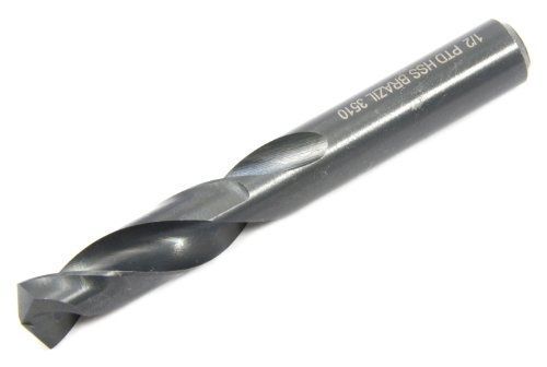 Forney 20474 Drill Bit HSS 135-Degree Split Point Screw Machine Length Stubby,