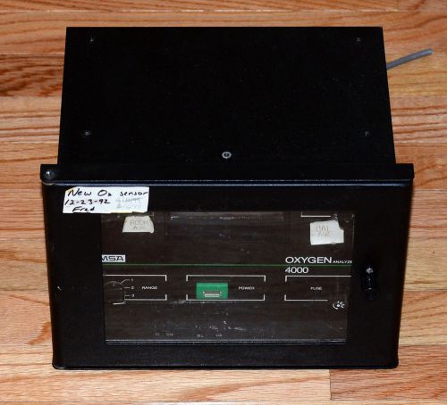 Msa oxygen 4000 analyzer for sale