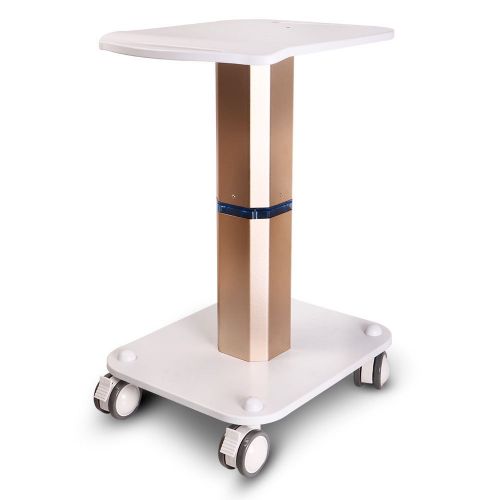 Beauty Spa Stand Holder Pedestal Rolling Cart Roller Wheel Aluminum ABS Trolley