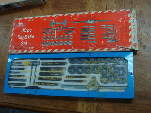 VINTAGE TEC 40 pc. TAP &amp; DIE SET