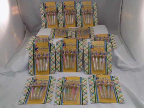 LOT OF 14 PACKS OF 4 (56) PETER RABBIT MINI GEL PENS SCHOOL OFFICE SUPPLIES ST40