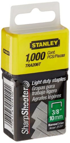 Stanley Tools TRA206T 4 Pack 3/8in. Light Duty Staple 1000/Box