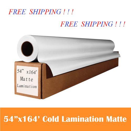 Aj sign world cold lamination matte 54&#034; x 164&#039; (roland, mutoh, mimaki) sol, eco for sale
